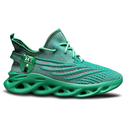 Unisex Flyknit Breathable Casual Sneakers – Lightweight Mesh Running Shoes