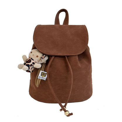 Retro Fashion Casual Women’s Backpack – Soft PU Leather Shoulder Bag