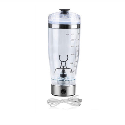 USB Electric Shaker Cup – Rechargeable Protein Shake & Coffee Mixer Bottle
