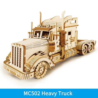 Robotime 3D Wooden Puzzle Steam Train – DIY Mechanical Prime Express Model Toy