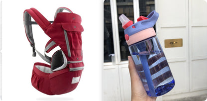 Multi-Functional Baby Carrier with Waist Stool – Ergonomic Infant Hip Seat for Parents