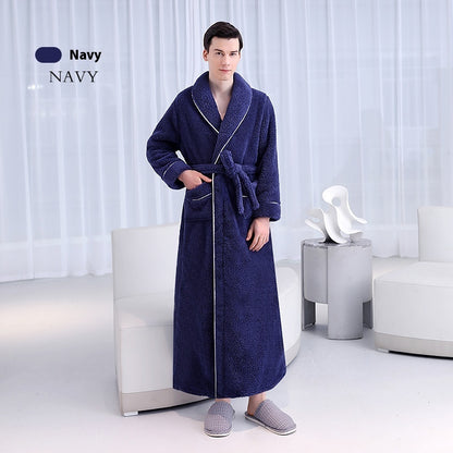 Women’s Plus Size Plush Bathrobe – Warm Winter Lounge Wear