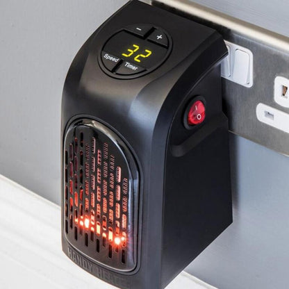 Mini Electric Room Heater Fan – Portable Plug-in Ceramic Air Warmer