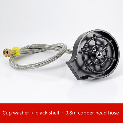 High-Pressure Cup Washer for Sink – Automatic Faucet Attachment for Mugs, Bottles & Glasses